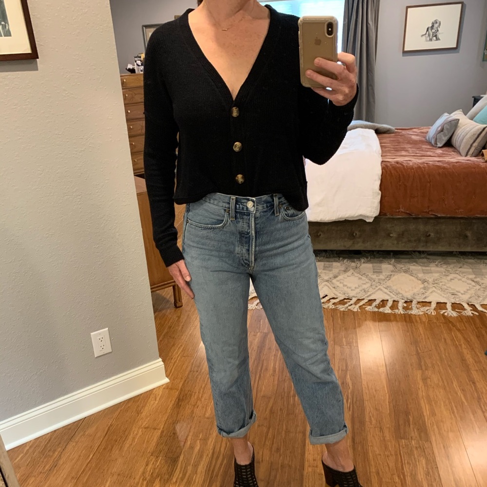 Abercrombie and Fitch cropped cardigan